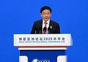 #新加坡总理称中国可扮演更大的角色# 【黄循财在博鳌发声：中国可发挥举足轻重作用