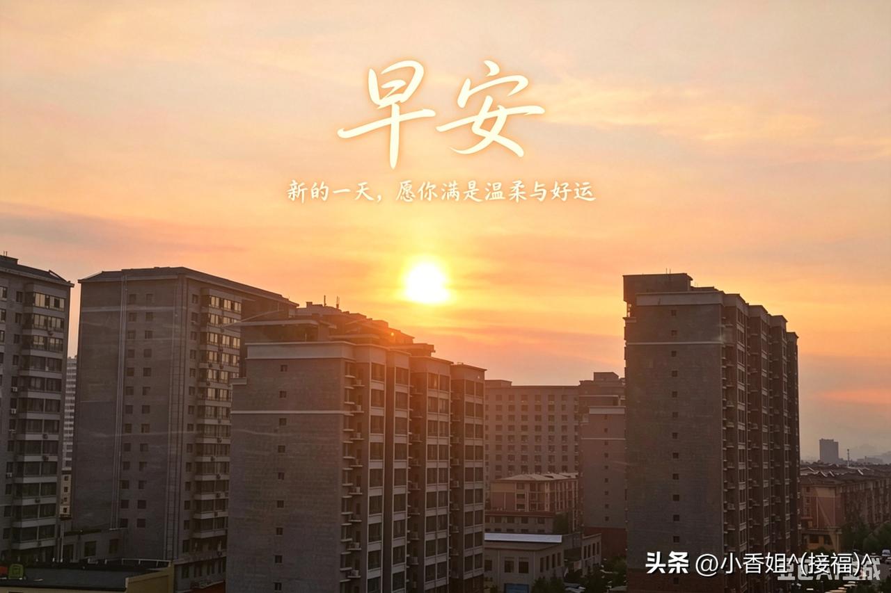 今天凌晨四点多，我家里拍下的日出，分享给大家。

早安，希望大家度过美好的一天!