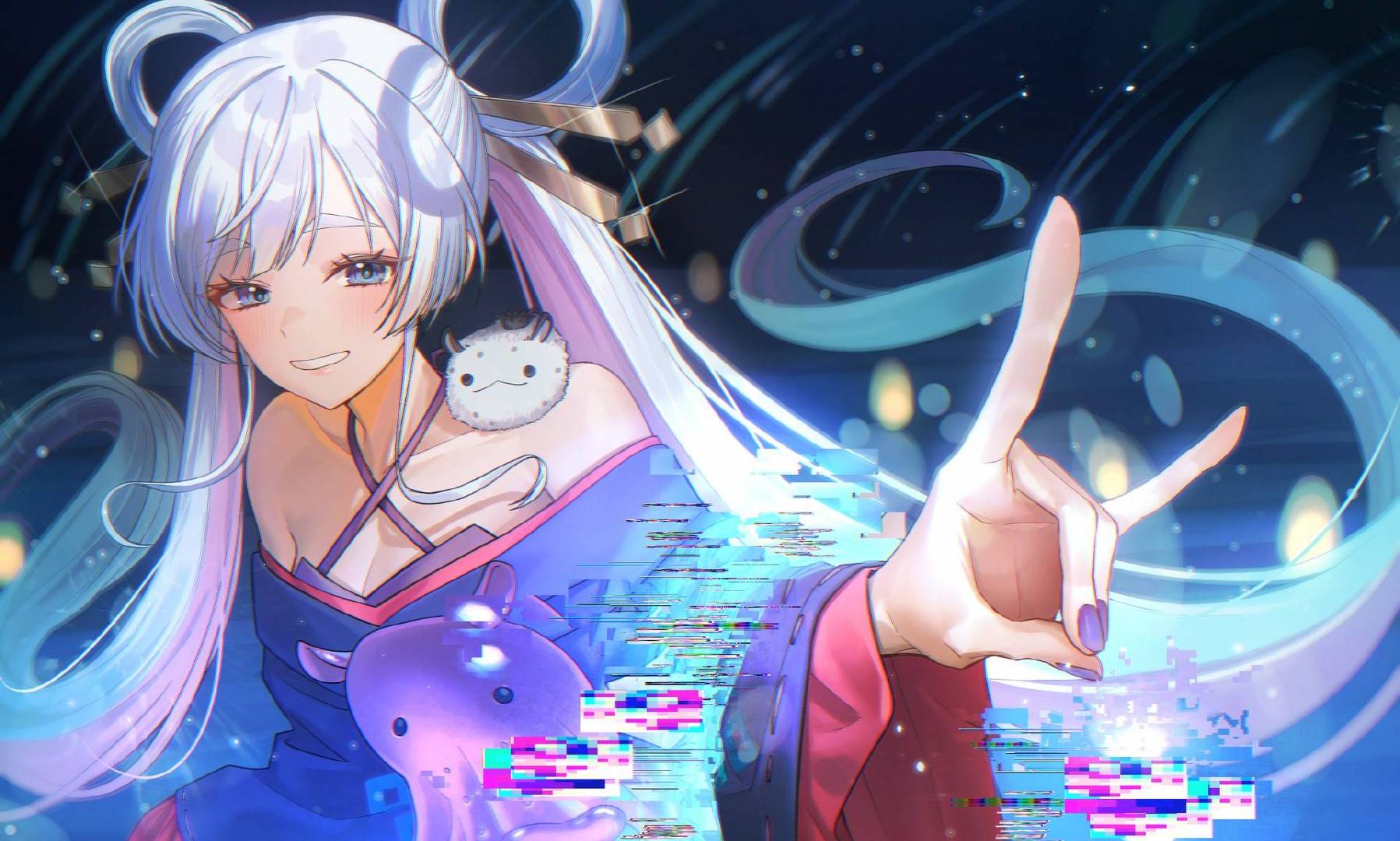 月见八千代——超时空辉耀姬！——画师: YACHAE，网页链接