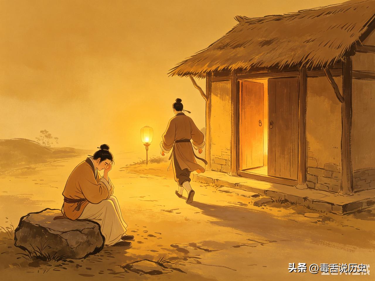 唐贞元年间，李沈从长安回家探亲，途中在一家小客店歇脚。天黑后他正要吹灯睡觉，忽然