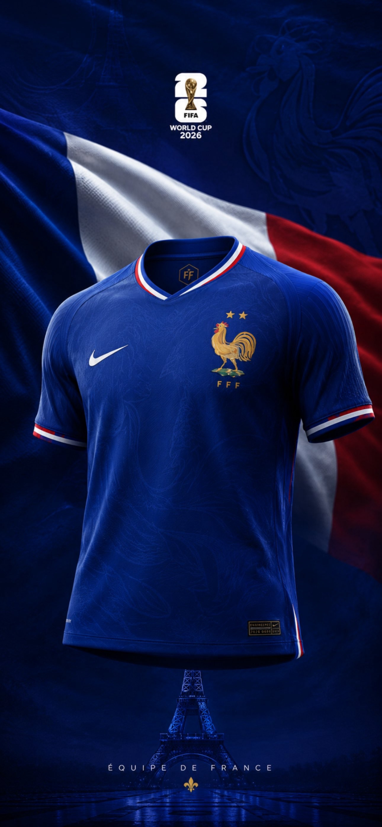 BQ体育足球壁纸世界杯2026世界杯 法国队徽 