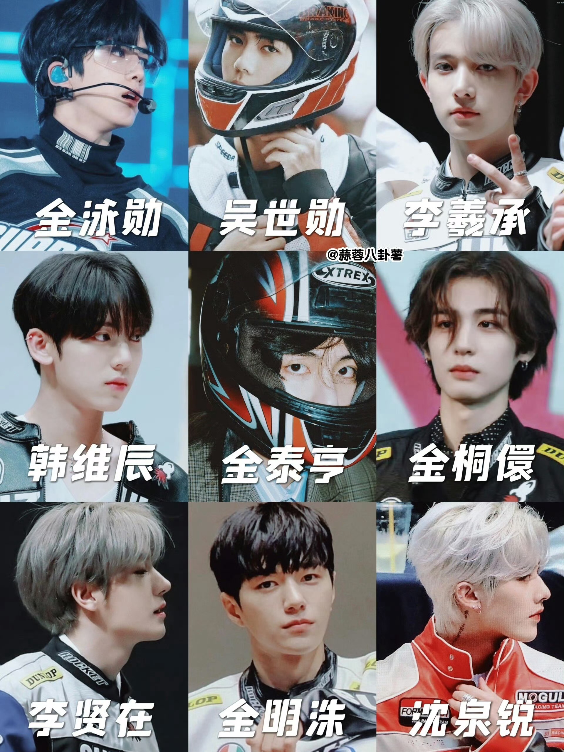 [话筒]男爱豆机车服合集 颜值怎么评 ​​​