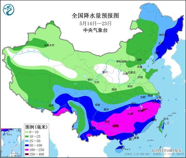未来十天全国天气：雨雨雨 除了这片雨水“真空区”