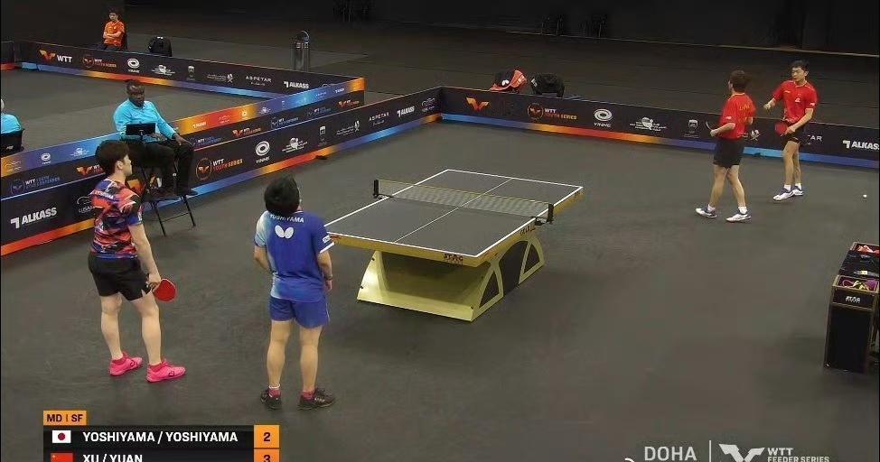 险胜险胜，
决胜局9-9的时候快吓死我了[捂脸]，
徐瑛彬/袁励岑🇨🇳晋级决