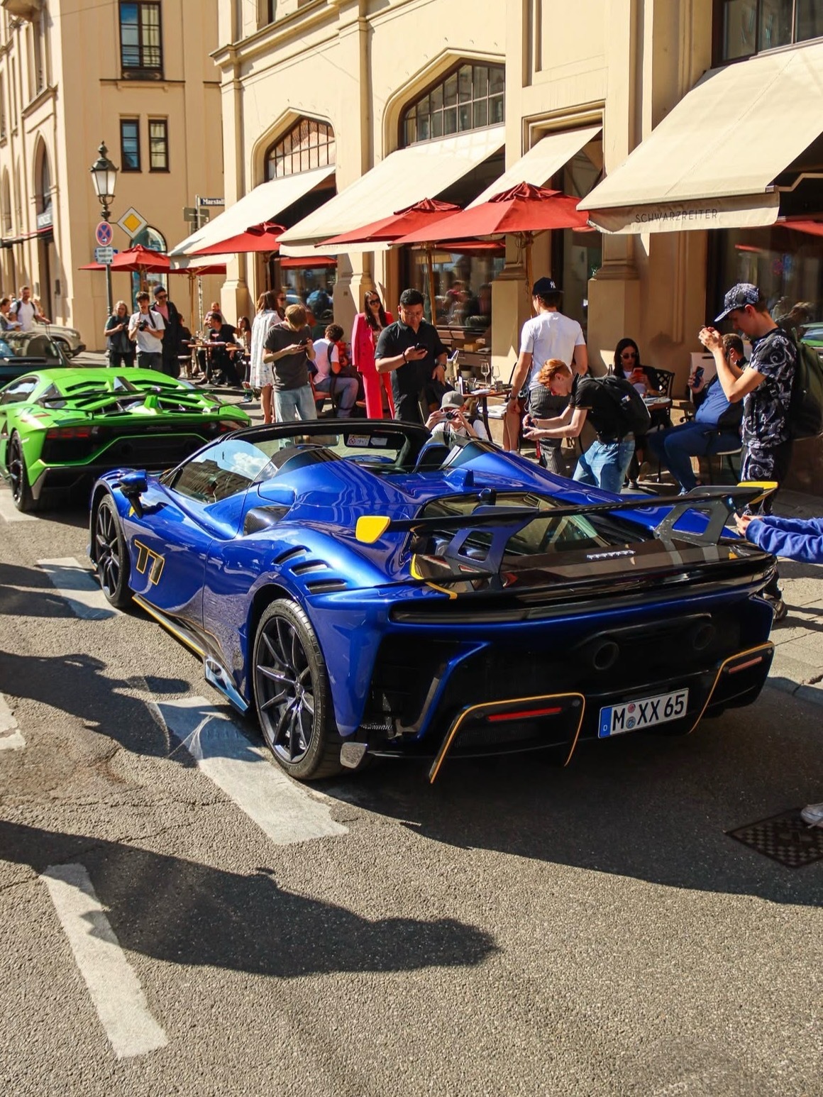 慕尼黑SF90 XX Spider 330358油漆： “Blu Ovest” 
