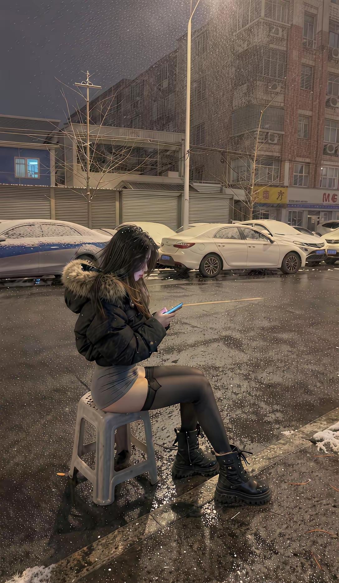 这张图片，我反反复复看了几遍也没看明白，她所要展现的是上半身还是下半身呢？做直播