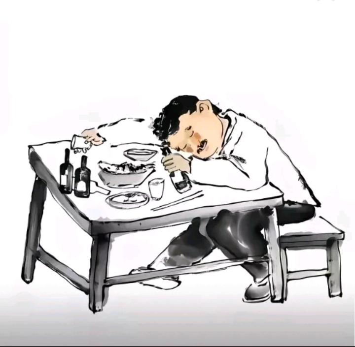 忆哥醉酒梦家园，
隔壁小妹见哥还，
问我他乡好不好，
……请友解答………？
[心