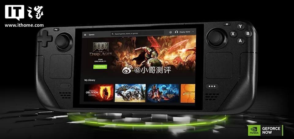 英伟达原生 GeForce NOW 应用登陆 Steam Deck：用户可串流超