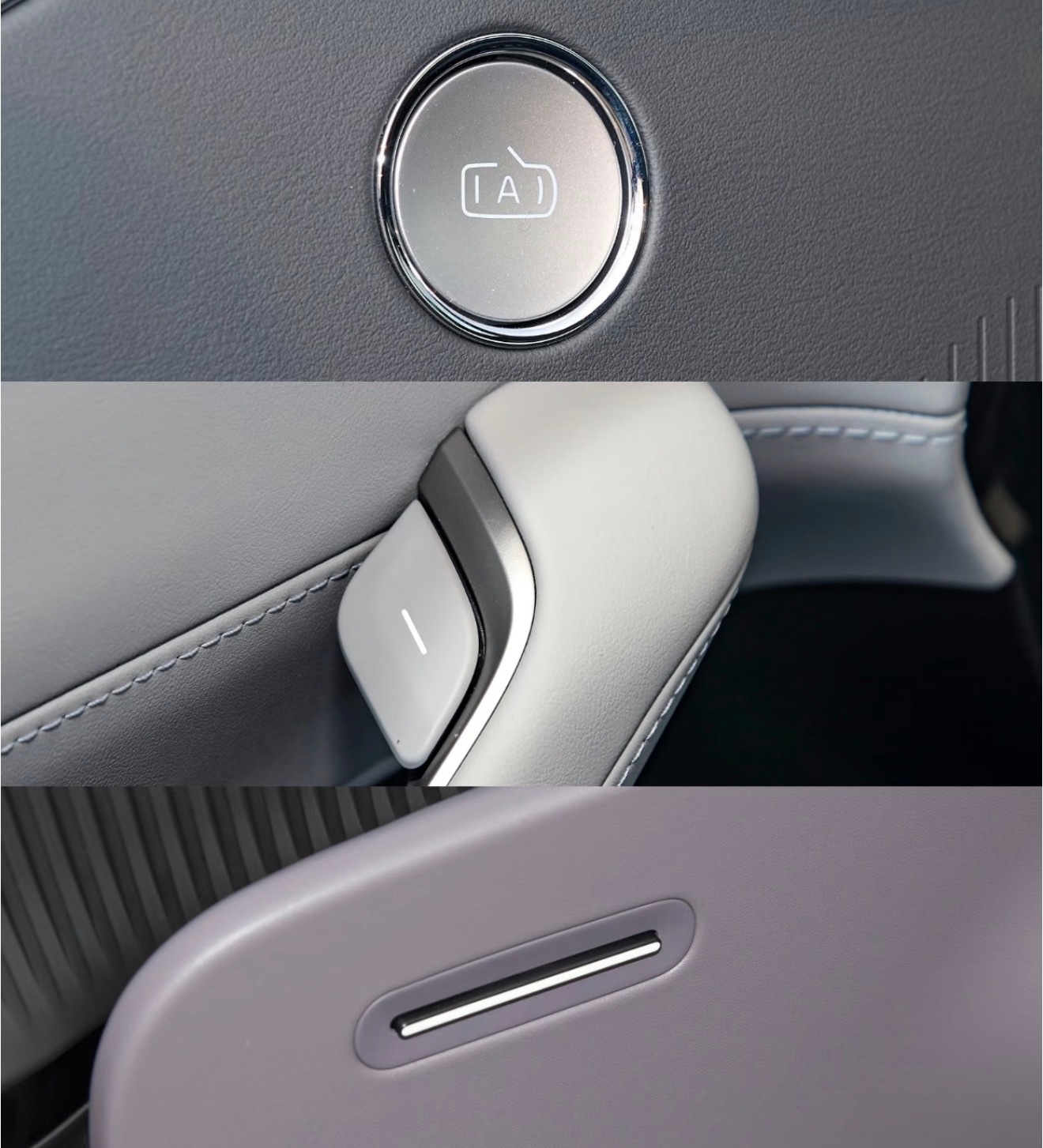 针对应急机械拉手的新规，问界 M9和理想 L9的解法对比～之前能源车大量车内开门