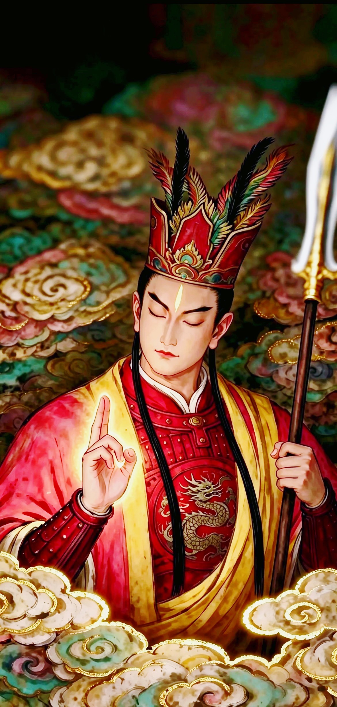 清源妙道真君宝诰志心皈命礼 郁郁弥罗，渺渺梵炁；开明三景，旋历五常。 名彻三十三