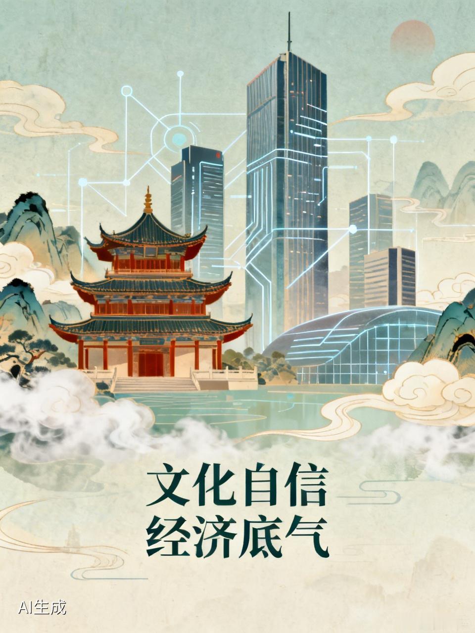 一是文化自信，当今中国国力提升，文化影响力增强。年轻人成长于新时代，国潮兴起。如