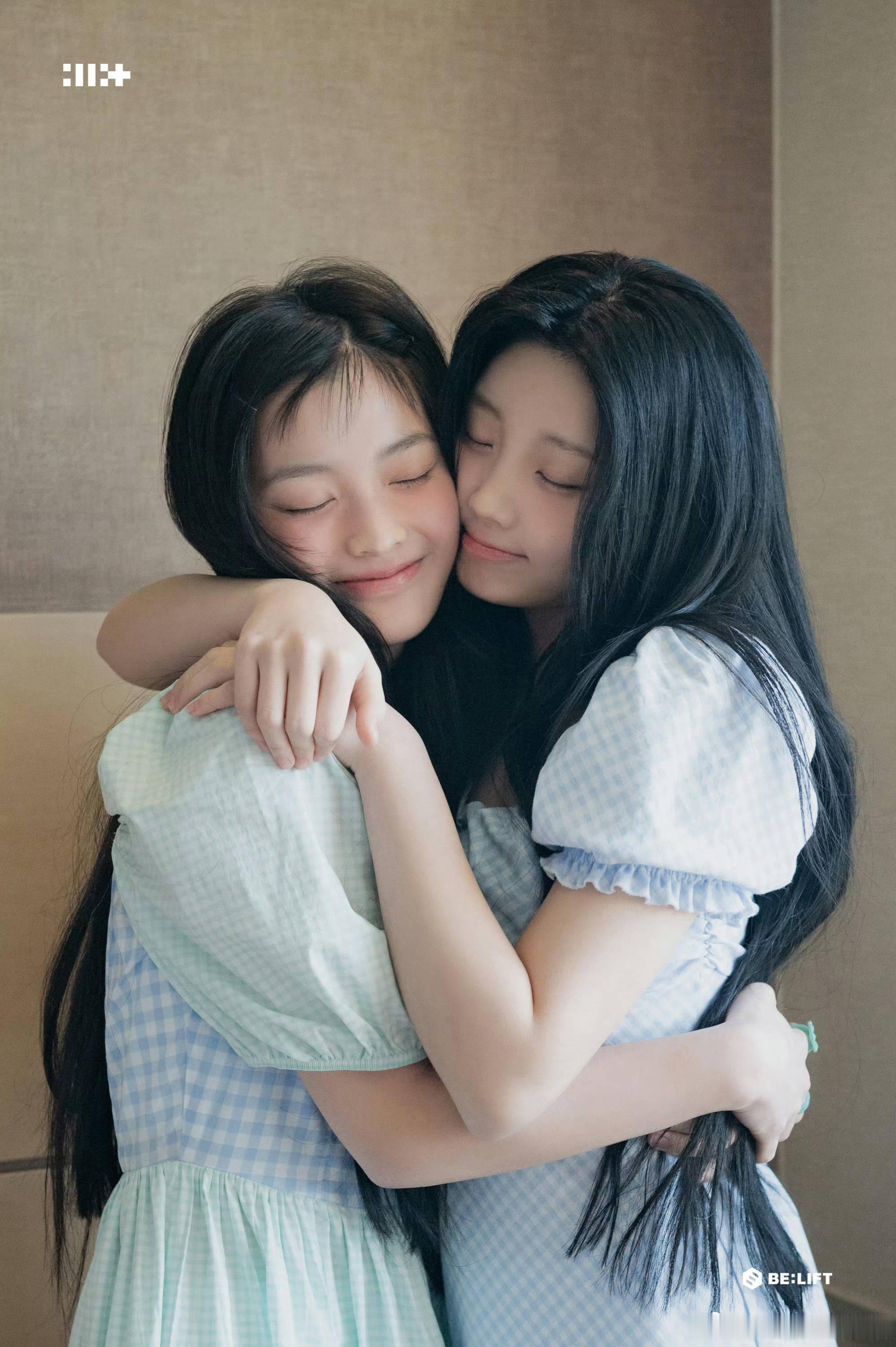 hybe女团合作曲 【李沅禧 外园彩羽】   刚出道vs刚刚🥺 紧密相依着长大