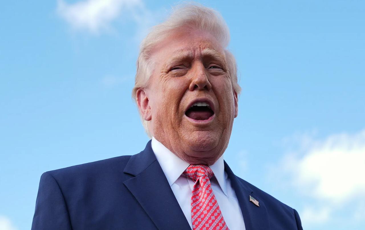 特朗普表示“现在就可以走了，但我们想把它完成”。意思是把伊朗彻底砸烂后再走。这让