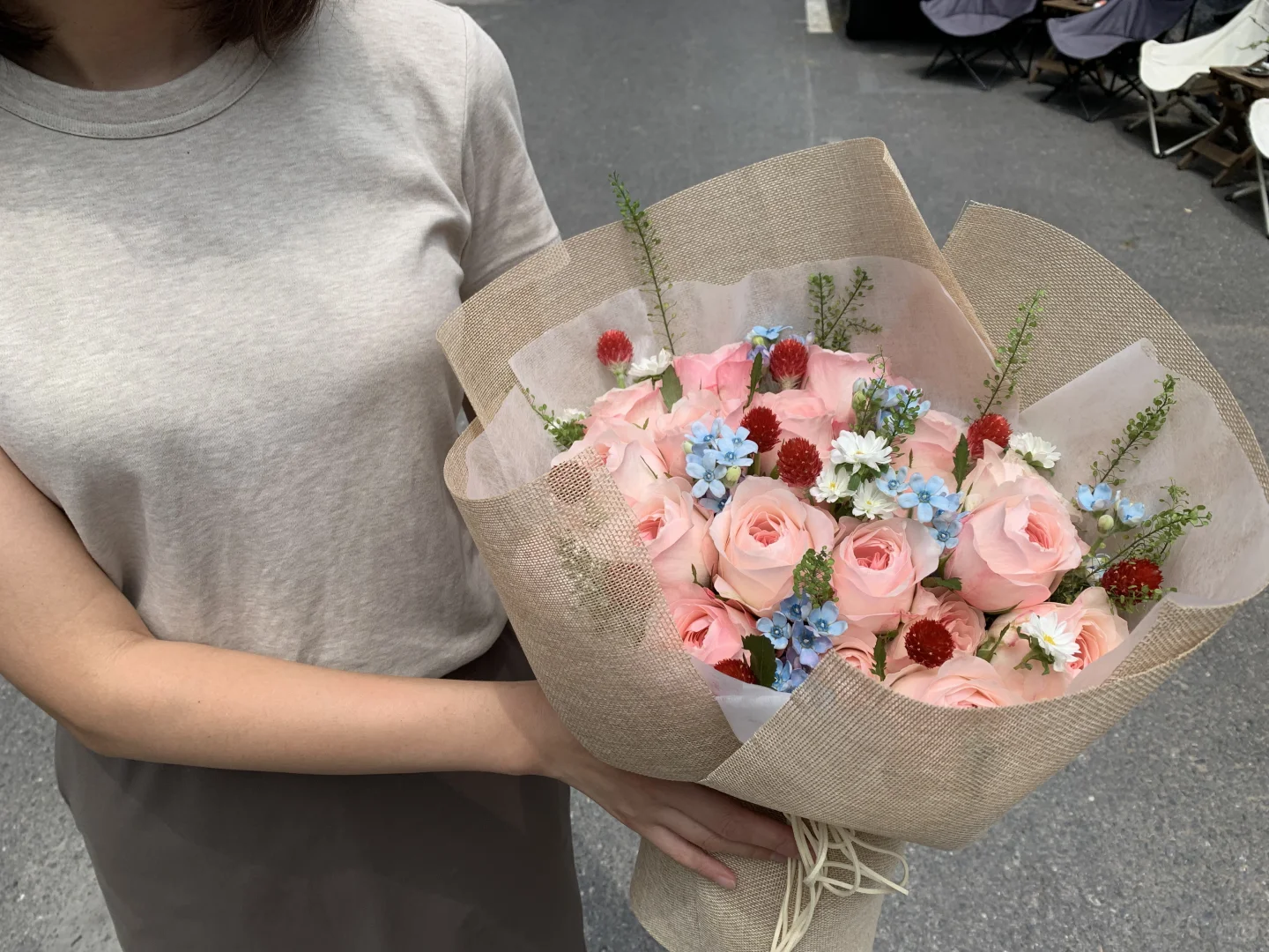 大连花店｜草莓🍓奶昔，注意查收