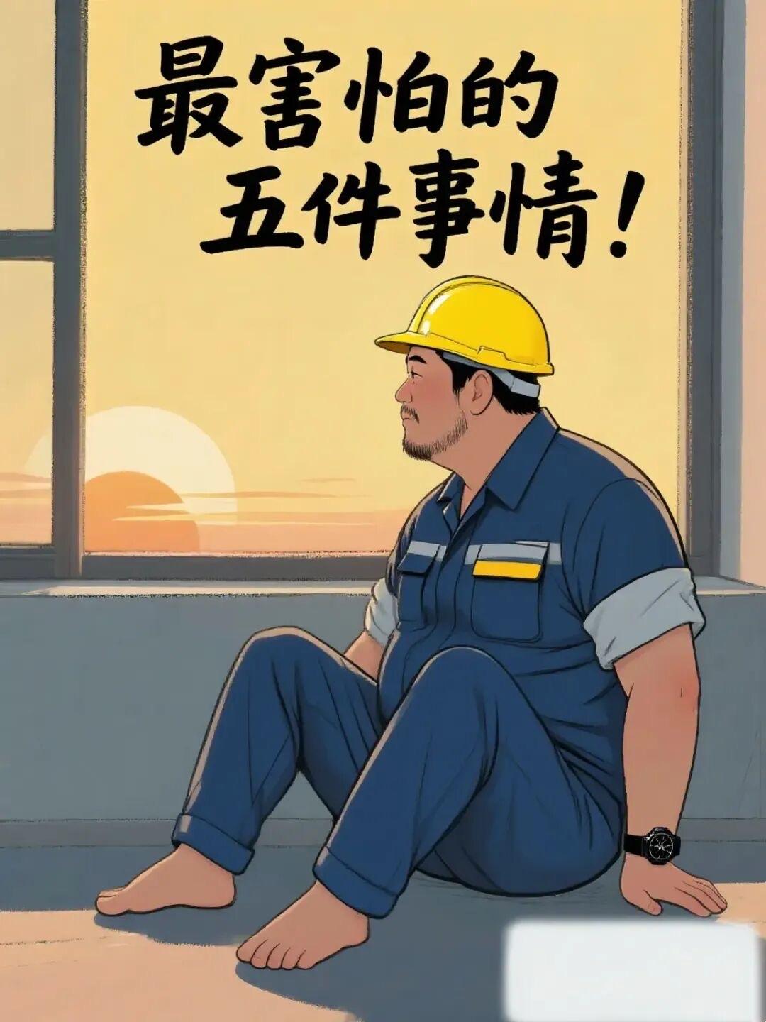 电工35岁以后，最 害 怕的五件事情？

这也是每一个35岁的男人都害怕的事 ，