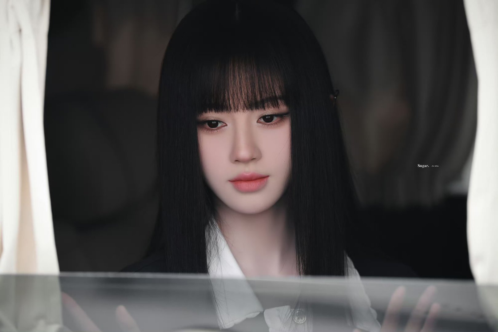 鞠婧祎你欠我一场婚礼。 