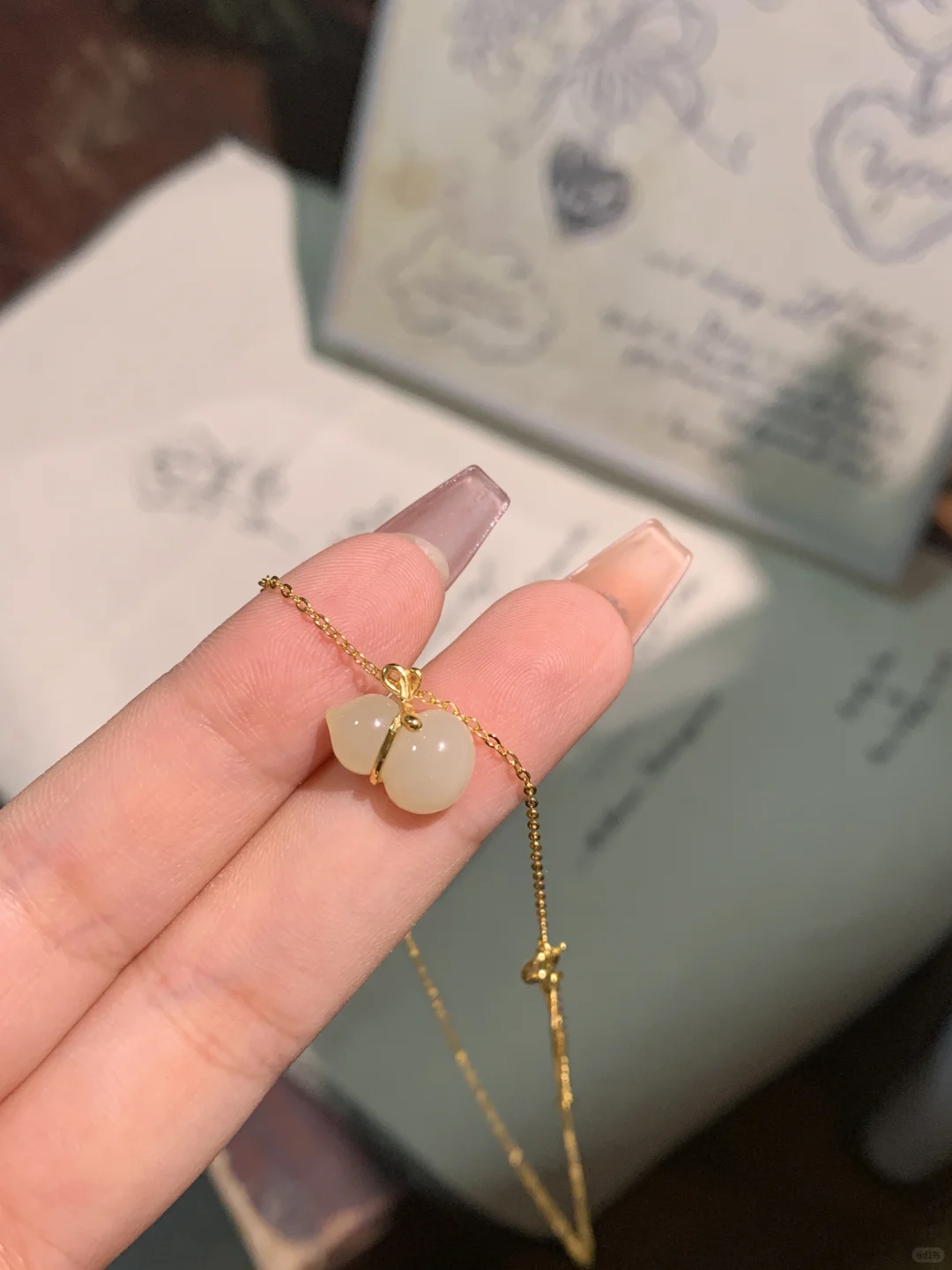 和田玉小葫芦！好mini好cute的小福禄啊啊！！