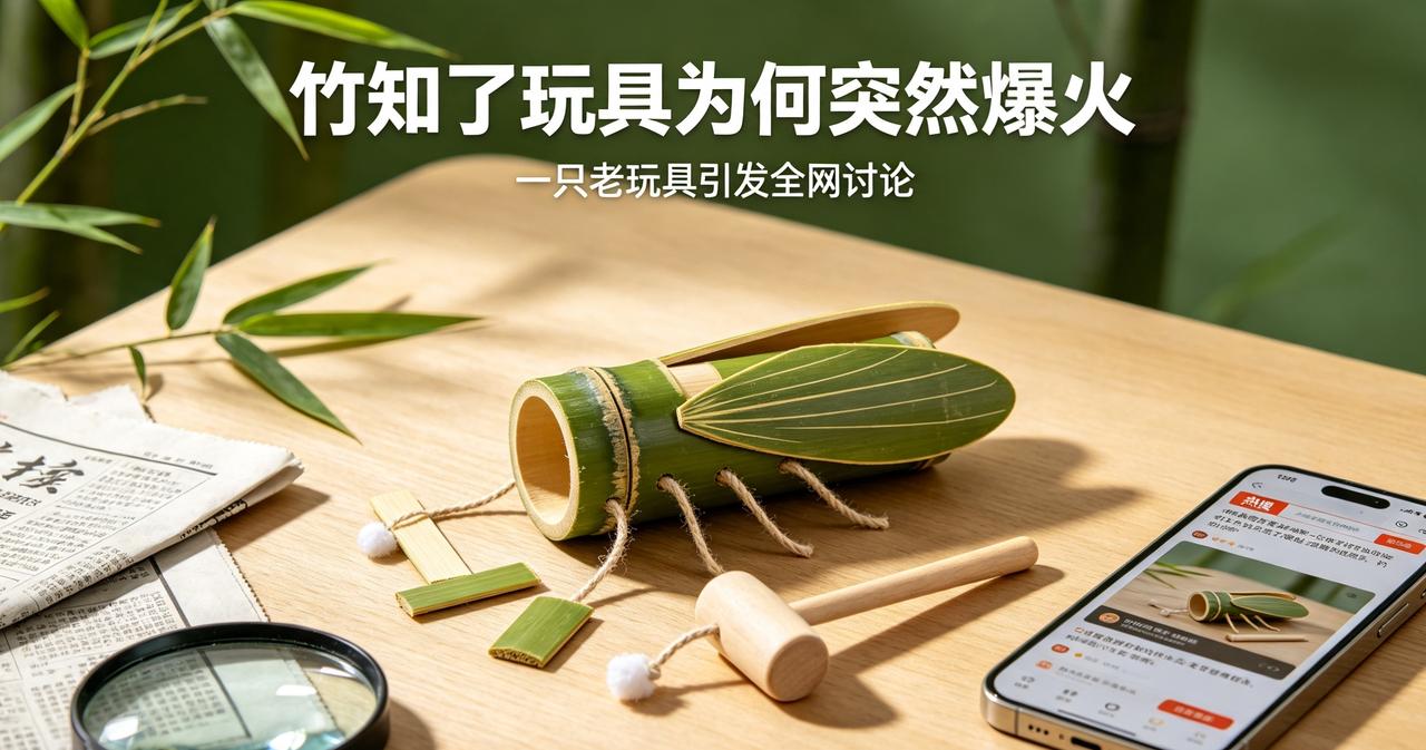 一只“竹知了”和它蜇出来的舆论风暴

今年夏天最离奇的网红，不是什么数码新品，而