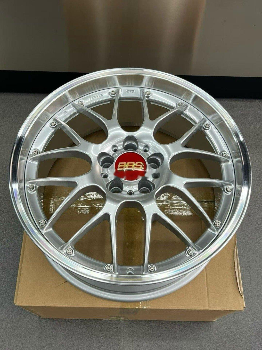 全新BBS RSGT DS银 两片锻造19寸8.5J ET30 9.5J ET3