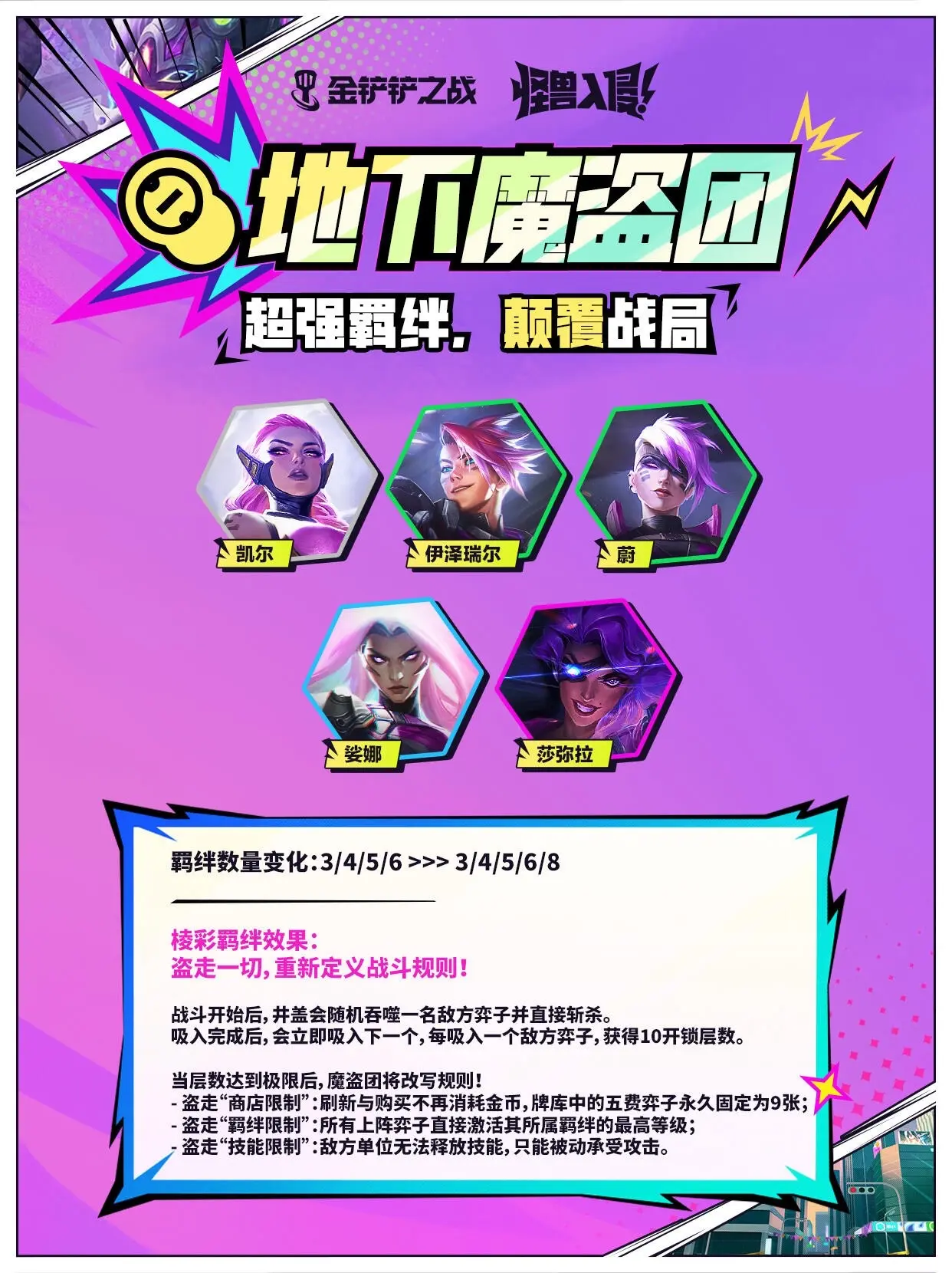 金铲铲S8怪兽入侵回归最新爆料一览。