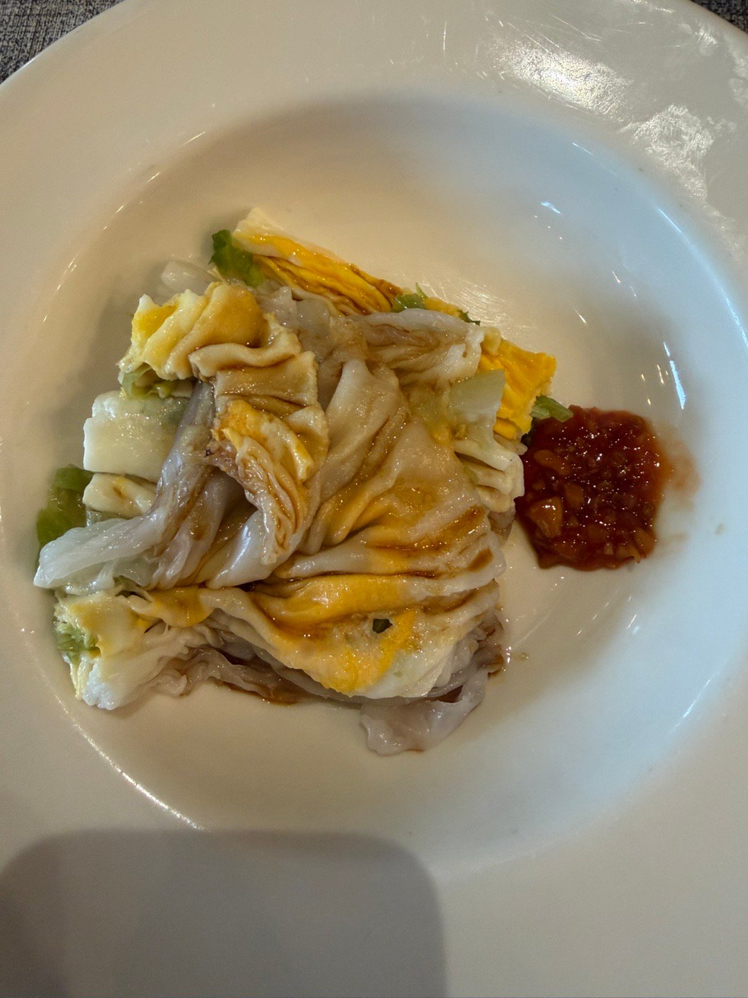 今日份早餐 广州肠粉[doge]味道真不错这份量够顶饱了 ​​​