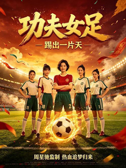 《功夫女足》今日正式登陆全国院线，作为周星驰时隔25年打造的《少林足球》精神续作