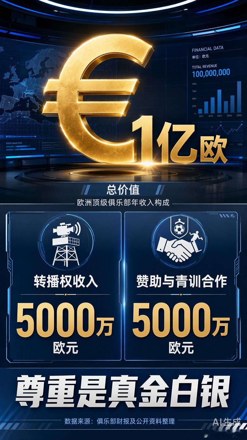 西甲每赛季潜在损失1亿欧，这笔账单算得明明白白。5000万欧元的转播权收入，加上