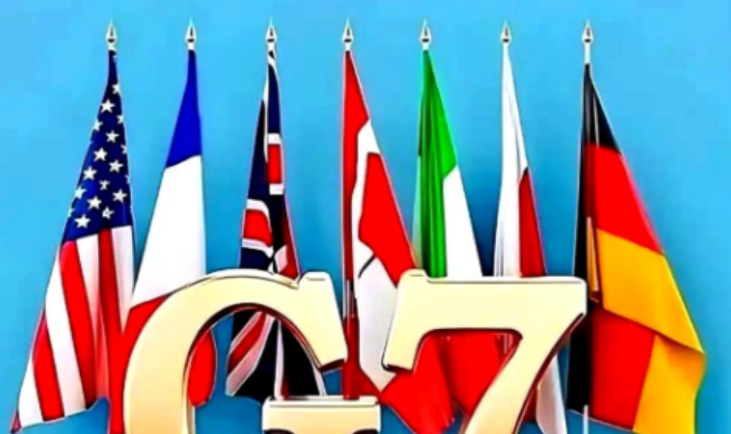 美国、德国、英国、法国、日本、意大利、加拿大发表联合声明，中国强烈反对。

这份