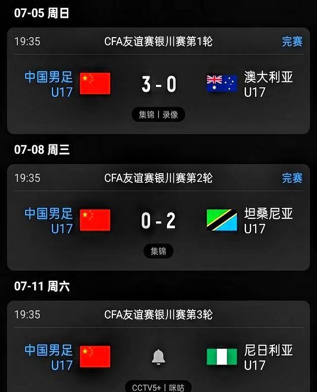 赢了个3比0，紧接着就被别人剃了个光头，这球到底是怎么回事？

U17国足小将们