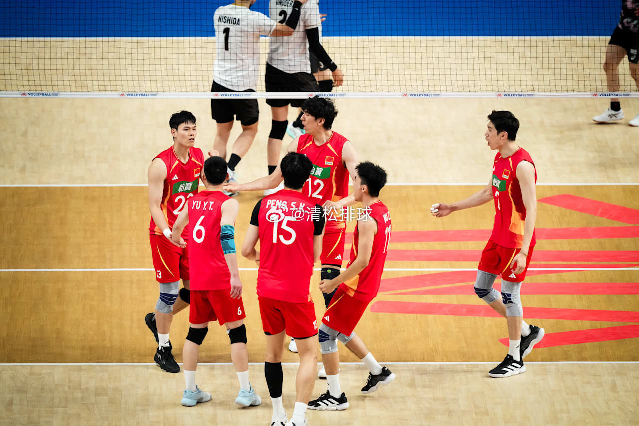 2026年世界男排联赛中国临沂站中国男排vs日本男排第三局：25-20大比分：1