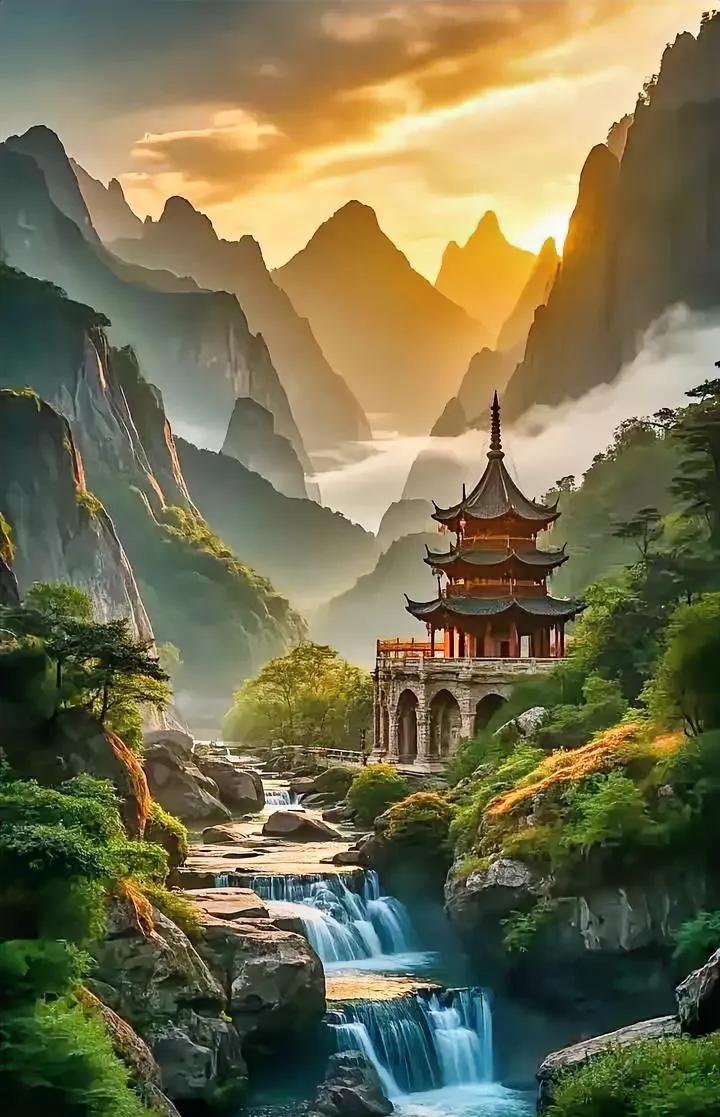 上联：朝云破雾霞光映；
下联：？？？