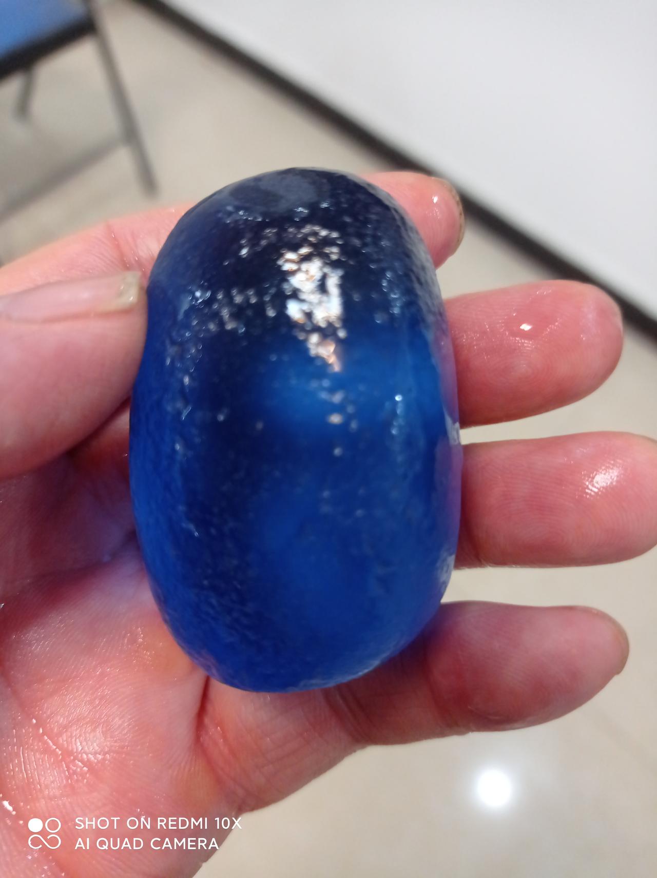 海洋之星！梦幻宝石！
新疆沙漠中的蓝色宝石光，恰似海洋之星般闪耀夺目。那些颗粒硕