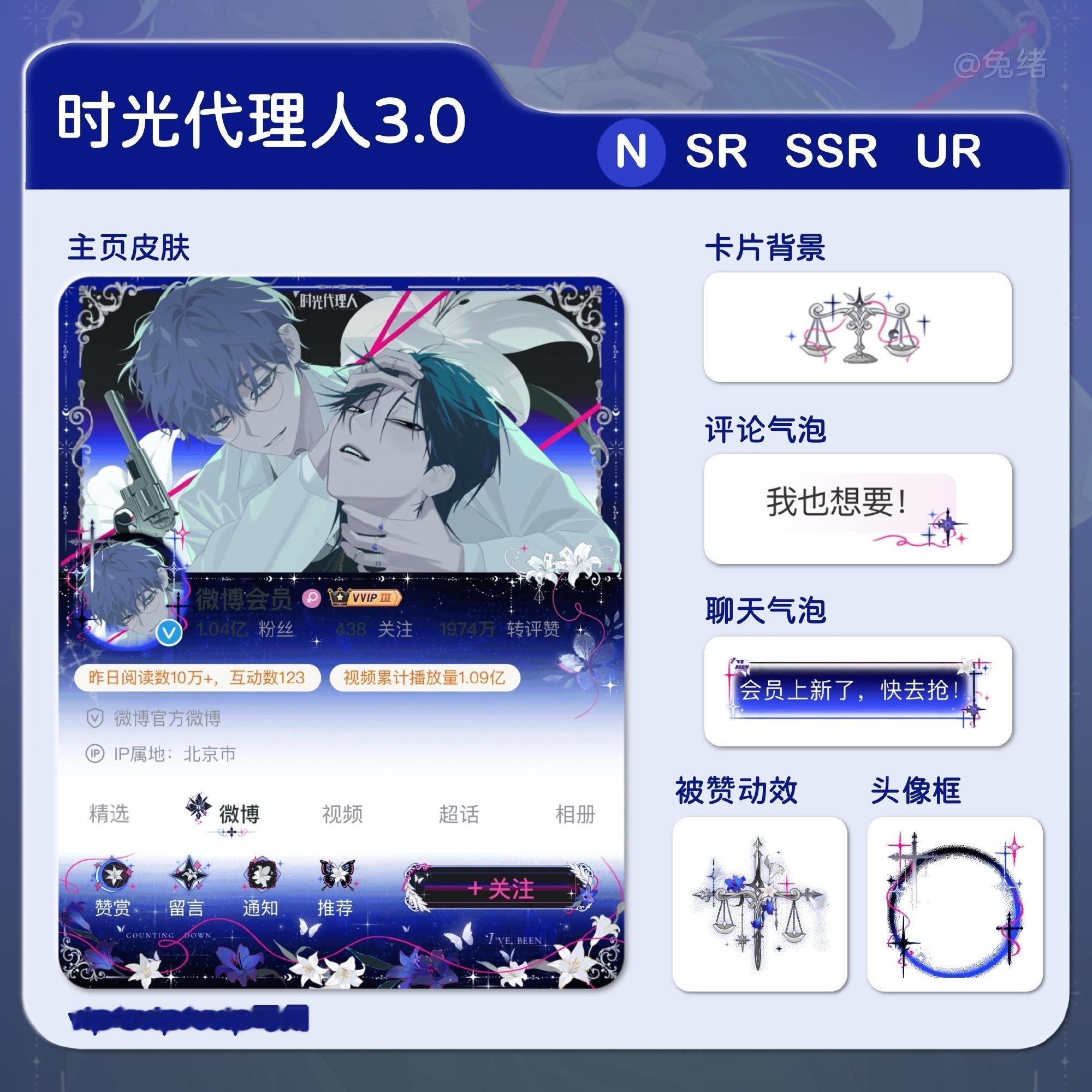 SSR交换站 抽一套时光普，周六开扣1/随意🍎 问问脑婆们抽还是不抽啊 