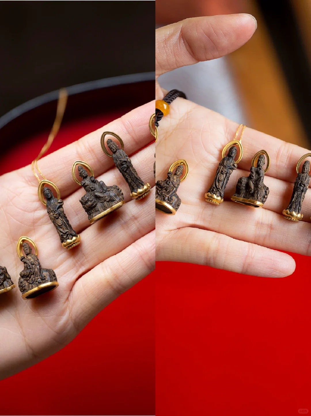 精品沉香观音随身佛，集合照啦❗️❗️❗️
