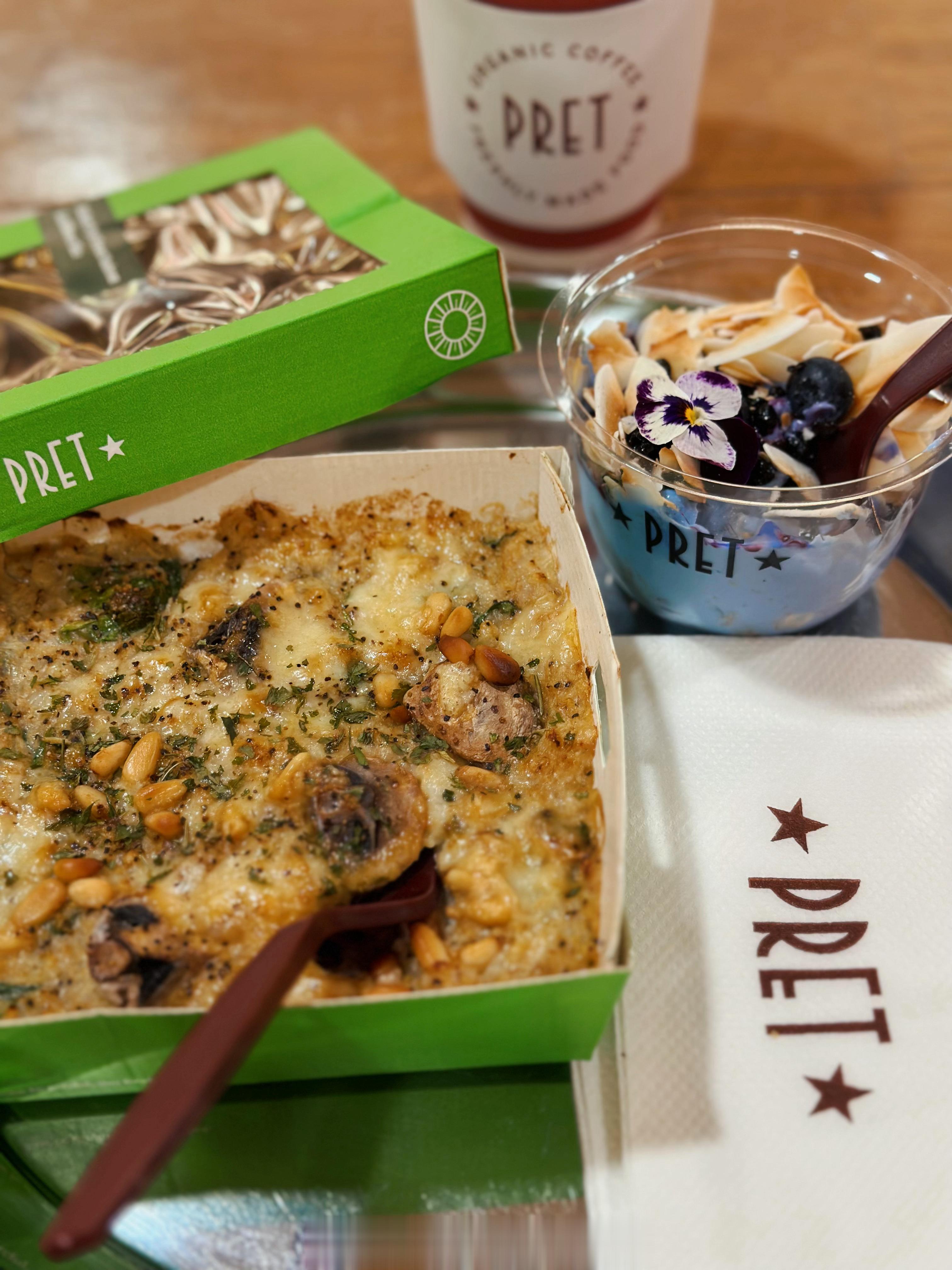 我对PRET爱的程度是18 19年只要在伦敦就天天吃现在工作日也是每天三餐必有一