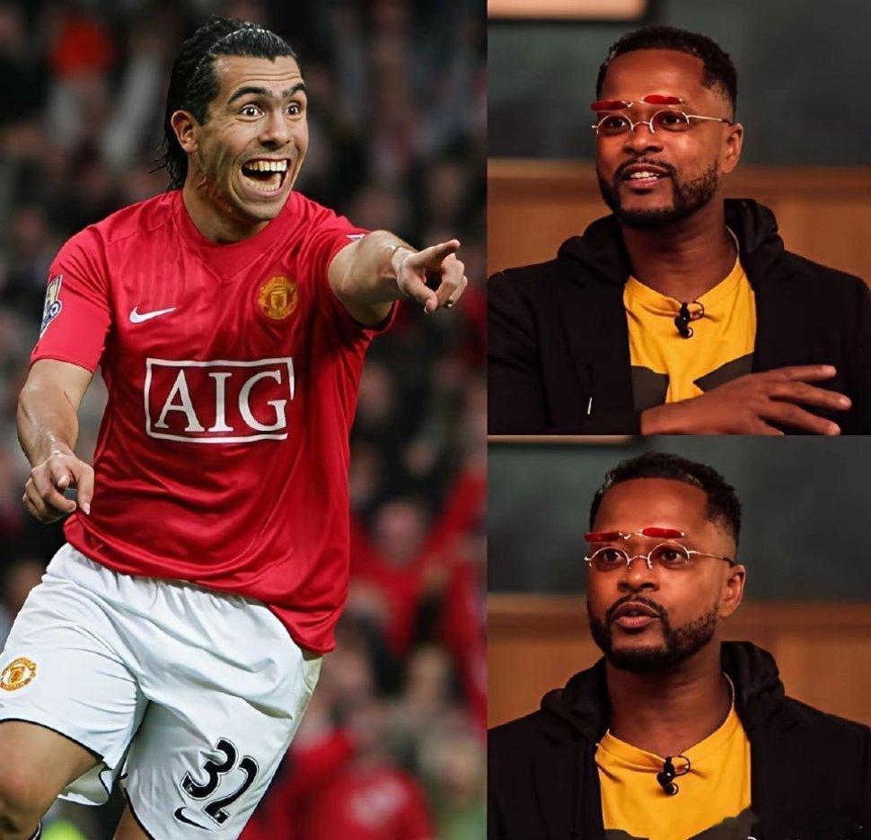 曼联旧将埃弗拉爆了一个料，阿根廷球星特维斯是他见过的训练态度最不端正的球员。每次