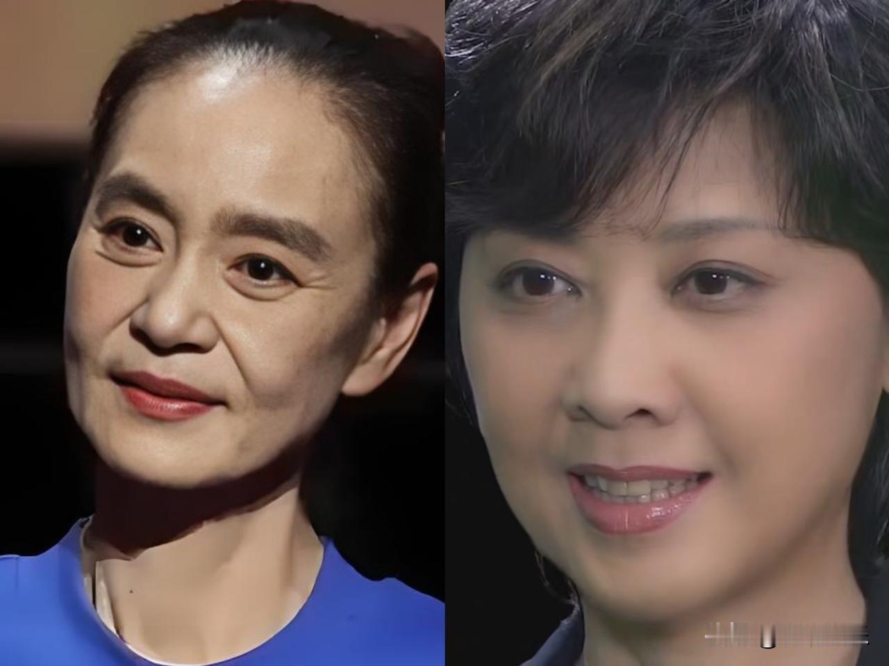 大家发现没有？
人老了脸上没点肉，太瘦了是真显老啊

左边是泪眼皇后刘雪华，右边