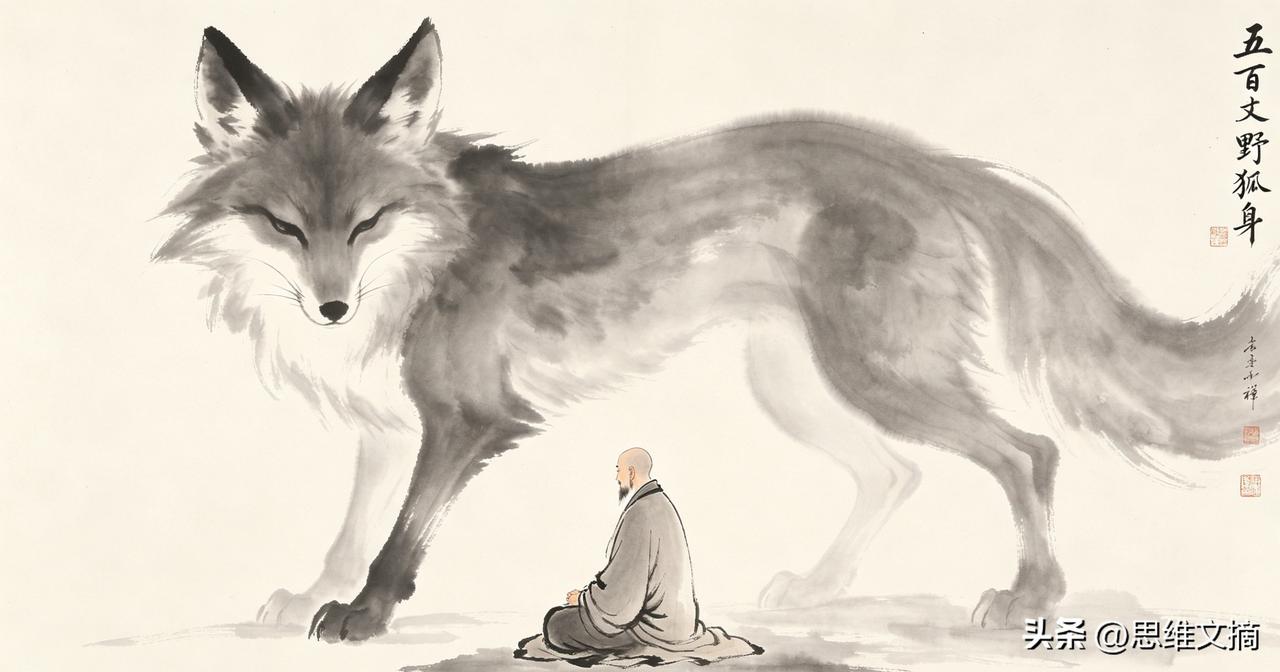 野狐禅——"不落因果"和"不昧因果"，
差了一个字，被困了五百年。

有个修行人