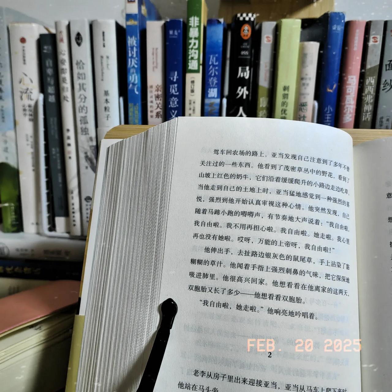 《伊甸之东》已经读了500多页，随着读的页数越来越多，似乎我也在跟着书中的人物经