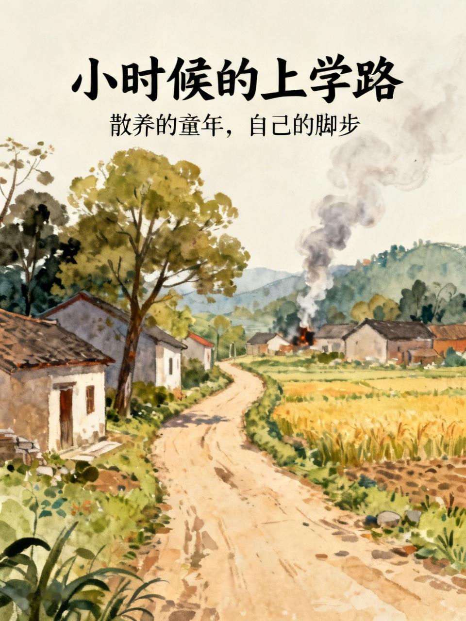 你小时候上学有被父母接送过吗?我们小时候，每家孩子都是好几个，孩子们都是散养。管