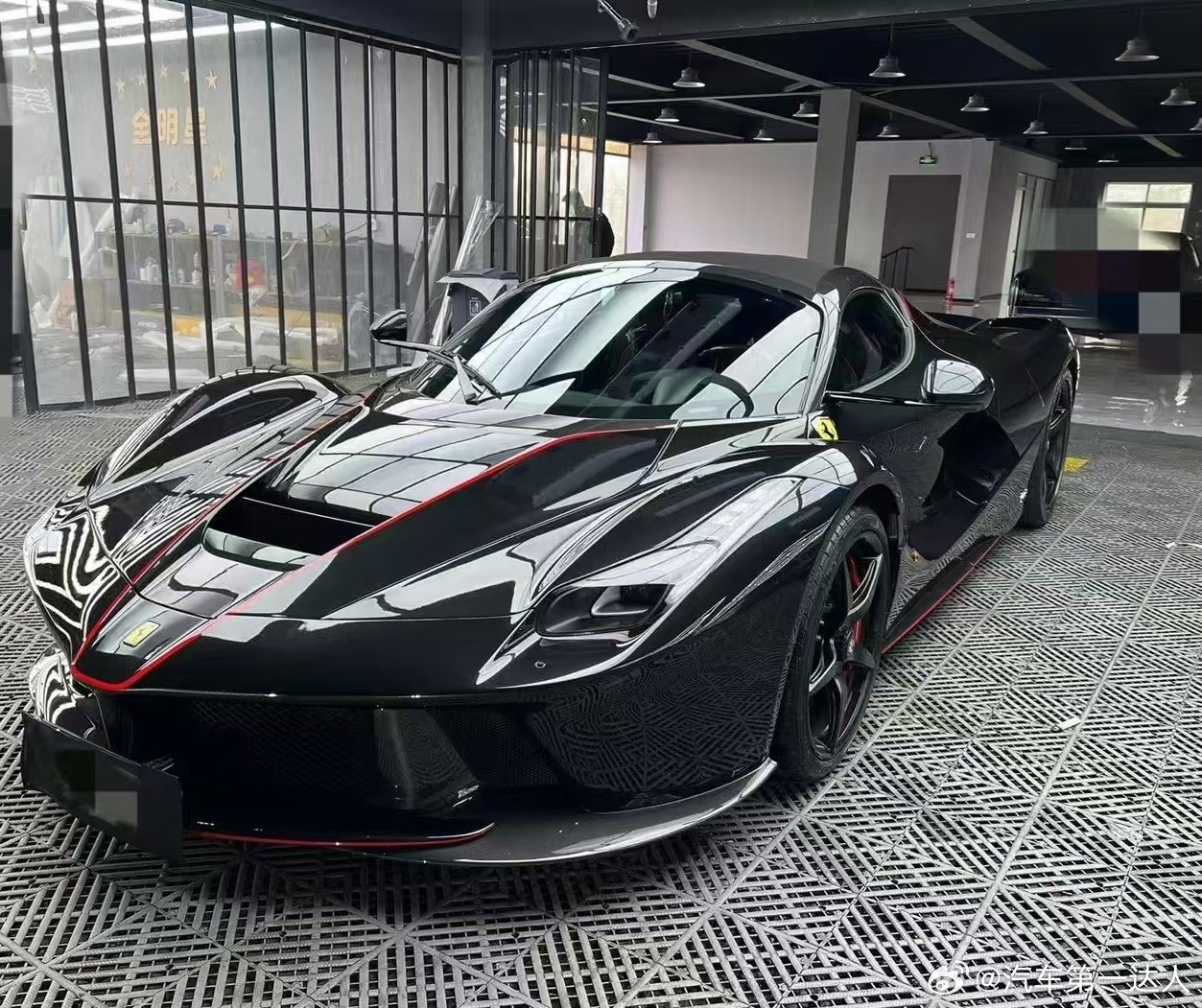 法拉利LaFerrari 敞篷 黑金刚马王-拉法 
