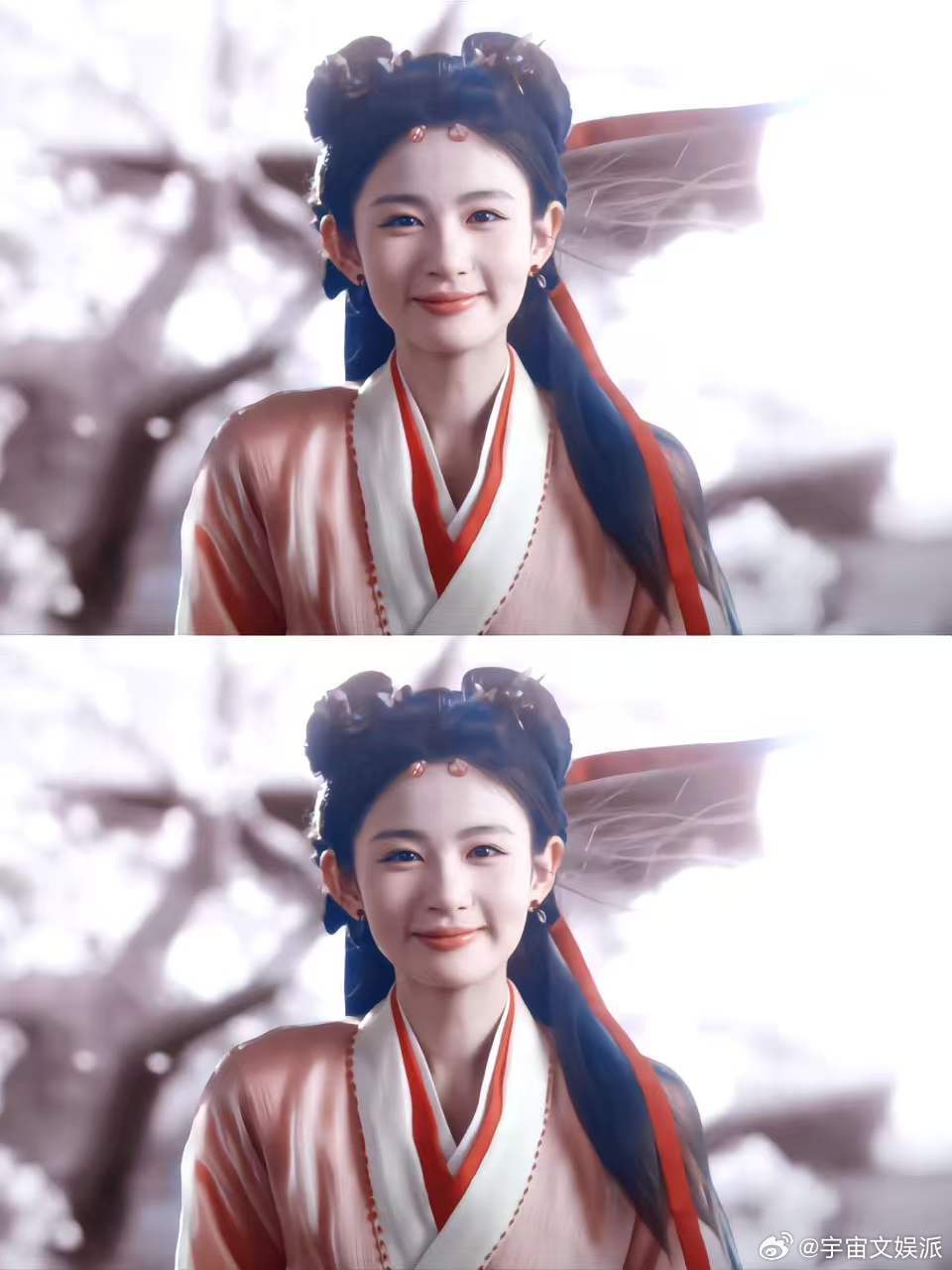 赵晴callback绛朱在金鱼缸洗脸 哇塞！赵晴扫楼出发图神似绛朱扎水池，像灵动