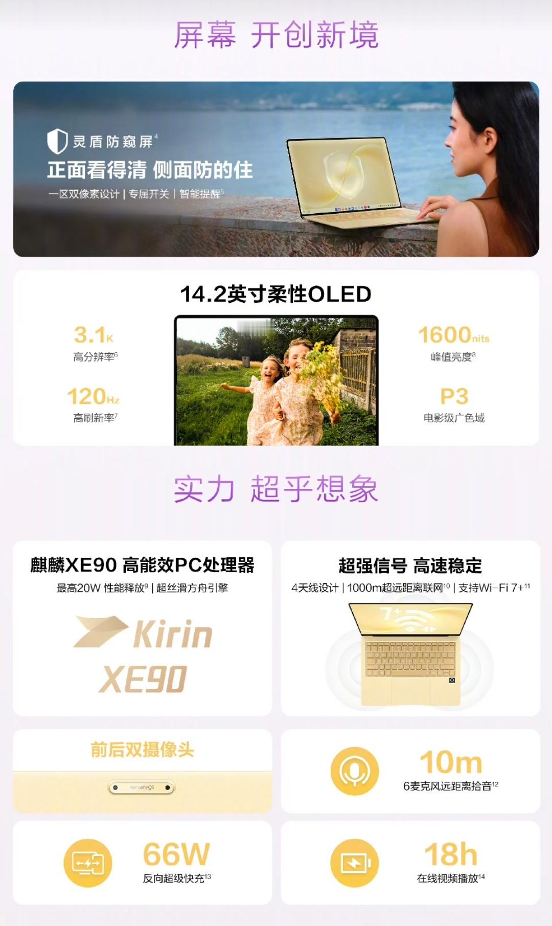 7999元起，华为MateBook Pro S发布，重量仅798g16+512G