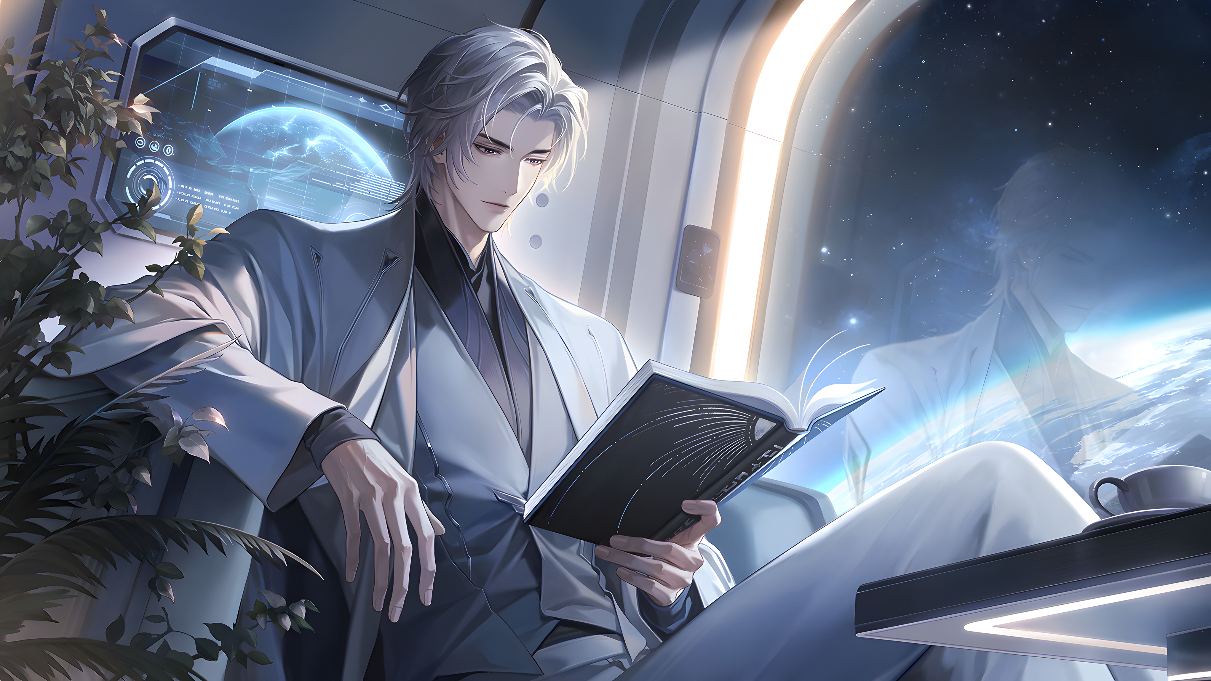 世界之外手游 ——崩坍之界 | 321号崩坍世界夏萧因【月】侧影「月映万川」卡面