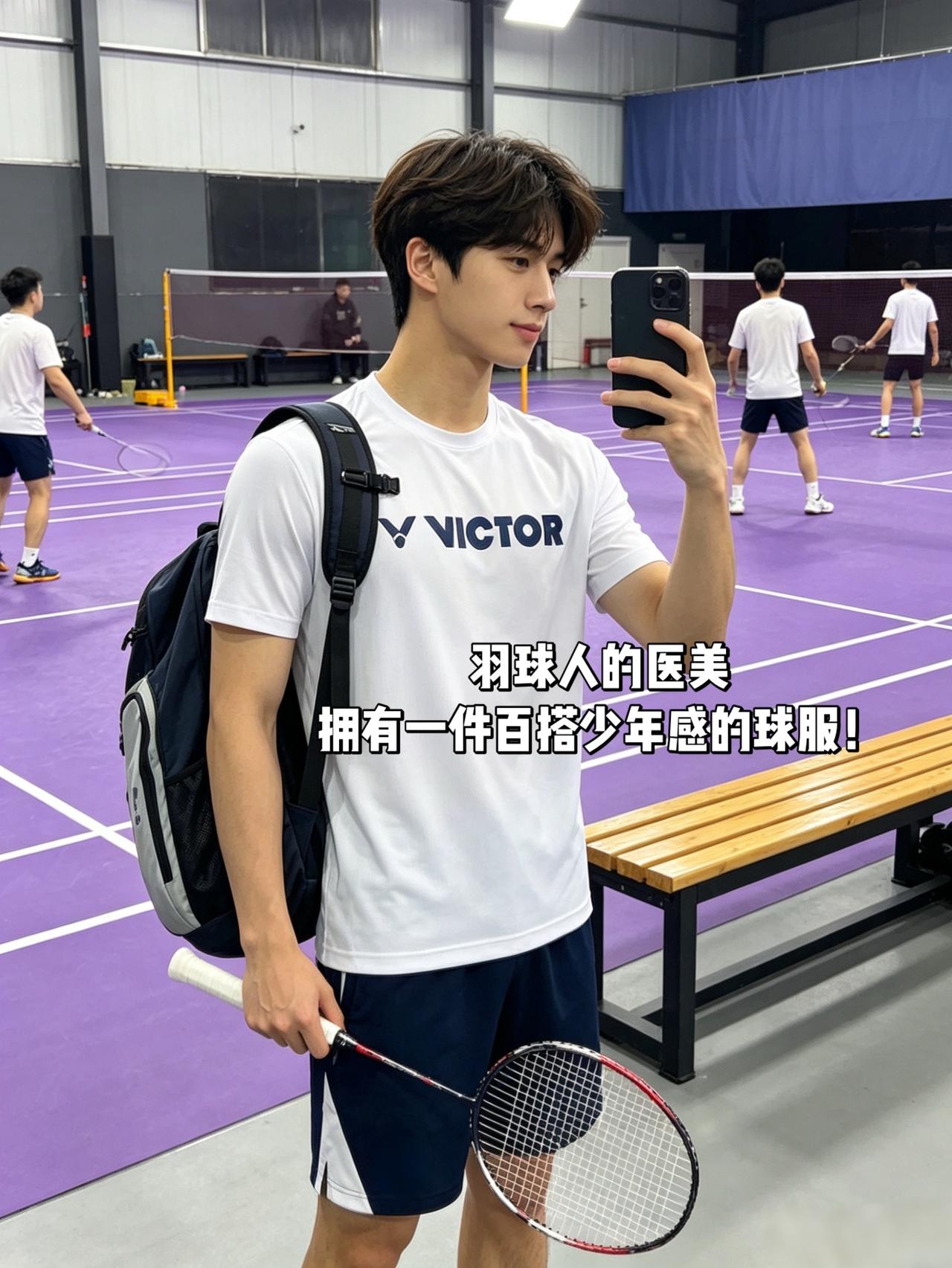 羽球人的医美
拥有一件百搭少年感的球服！