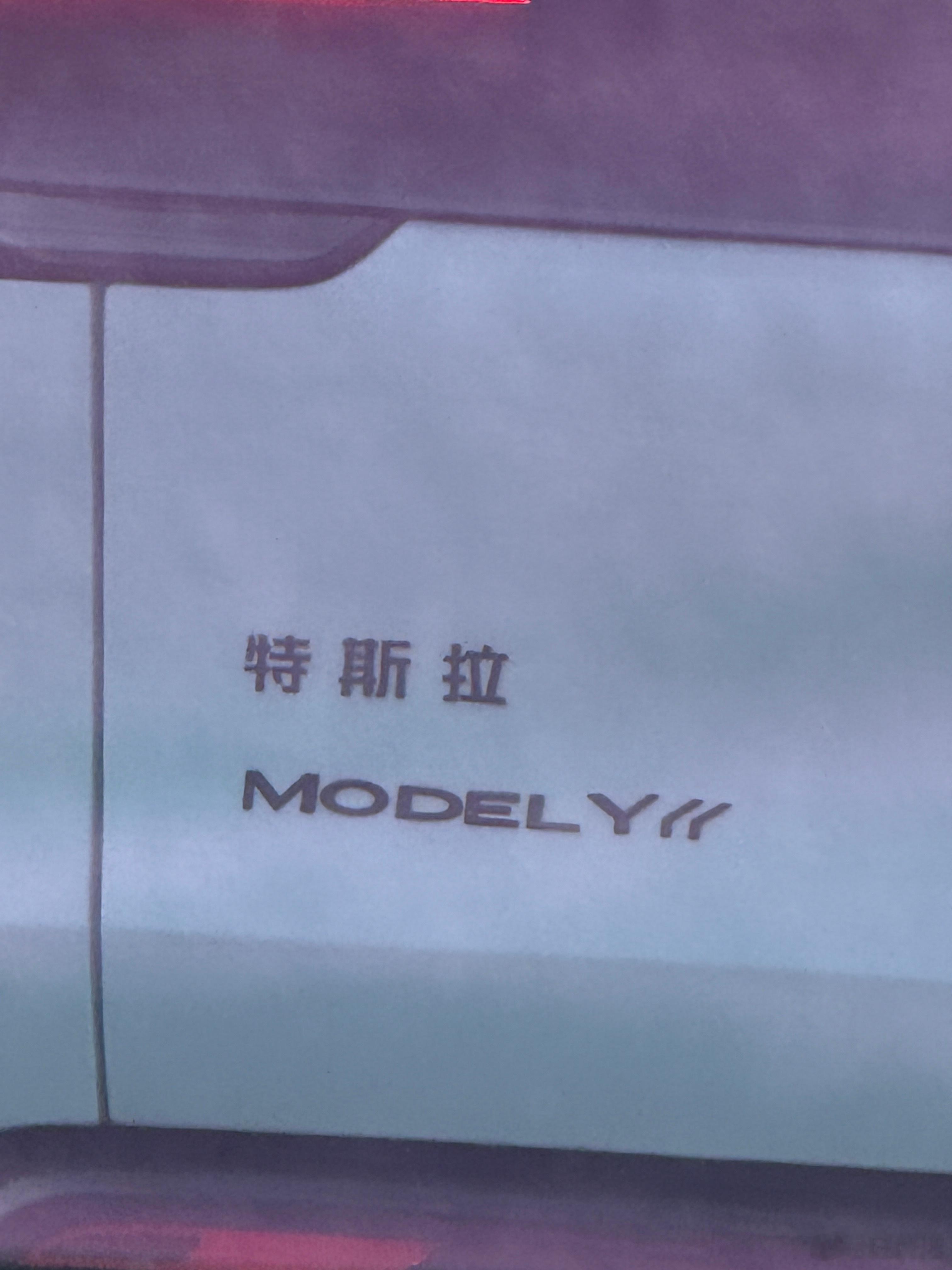 一直觉得Model Y L这个标设计的好有创意没有循规蹈矩的用Y L而是YYY但