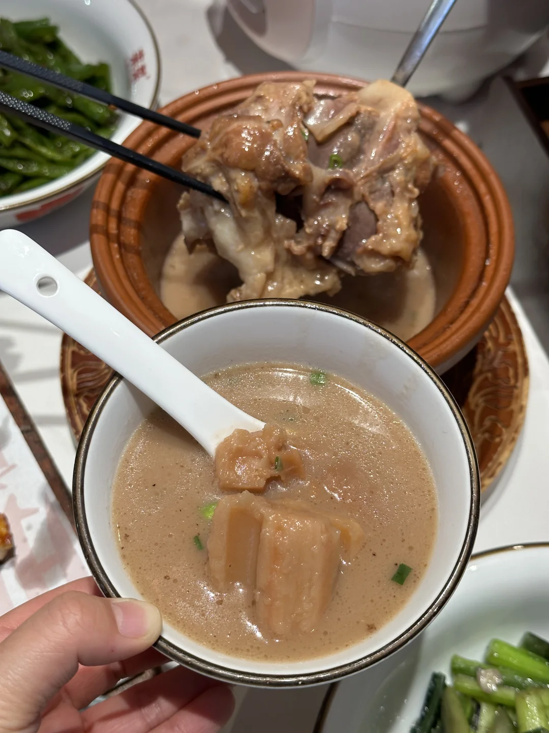 经常带爸妈来吃的湖北菜！藕汤无敌！！