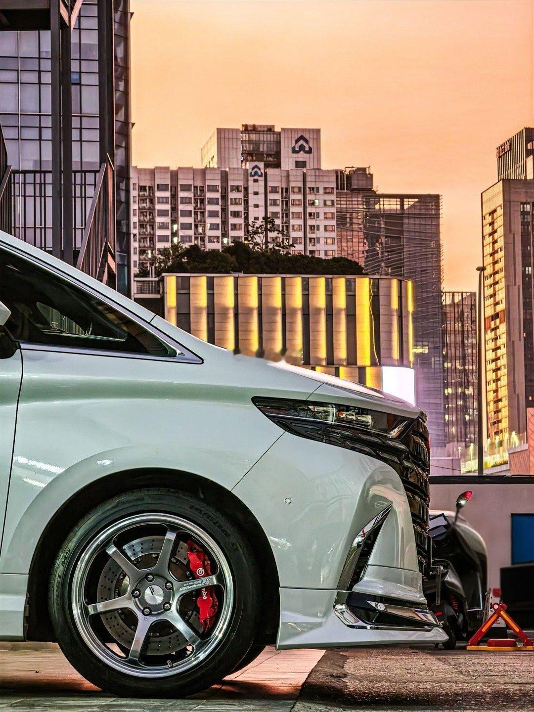 40系埃尔法 20寸 完工案例供参考，搭配全新卫途 245-45-20 