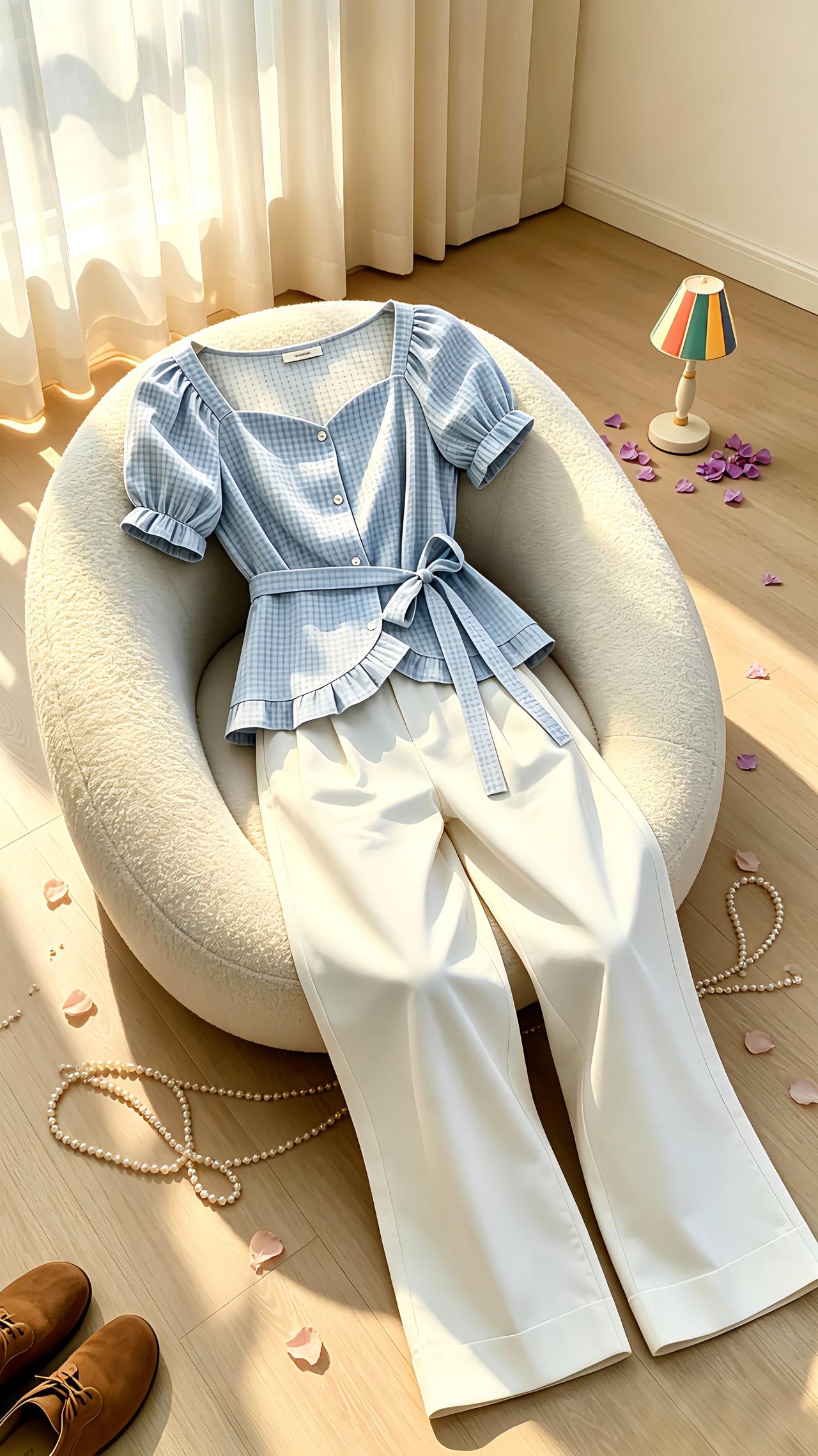 温柔氛围感穿搭 女生不费力的夏季穿搭 女生穿搭 夏日显瘦穿搭指南 ootd