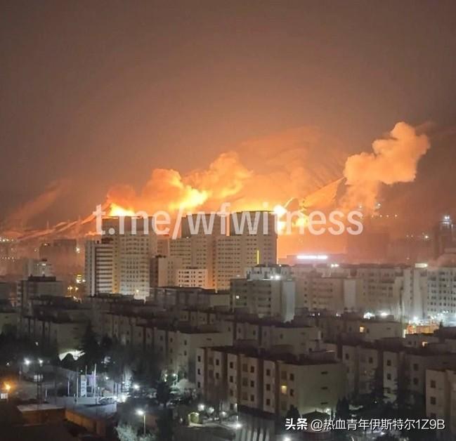 猛烈空袭袭击了德黑兰西部，有报道称，这可能是战争迄今为止最猛烈的袭击，尤其是在过
